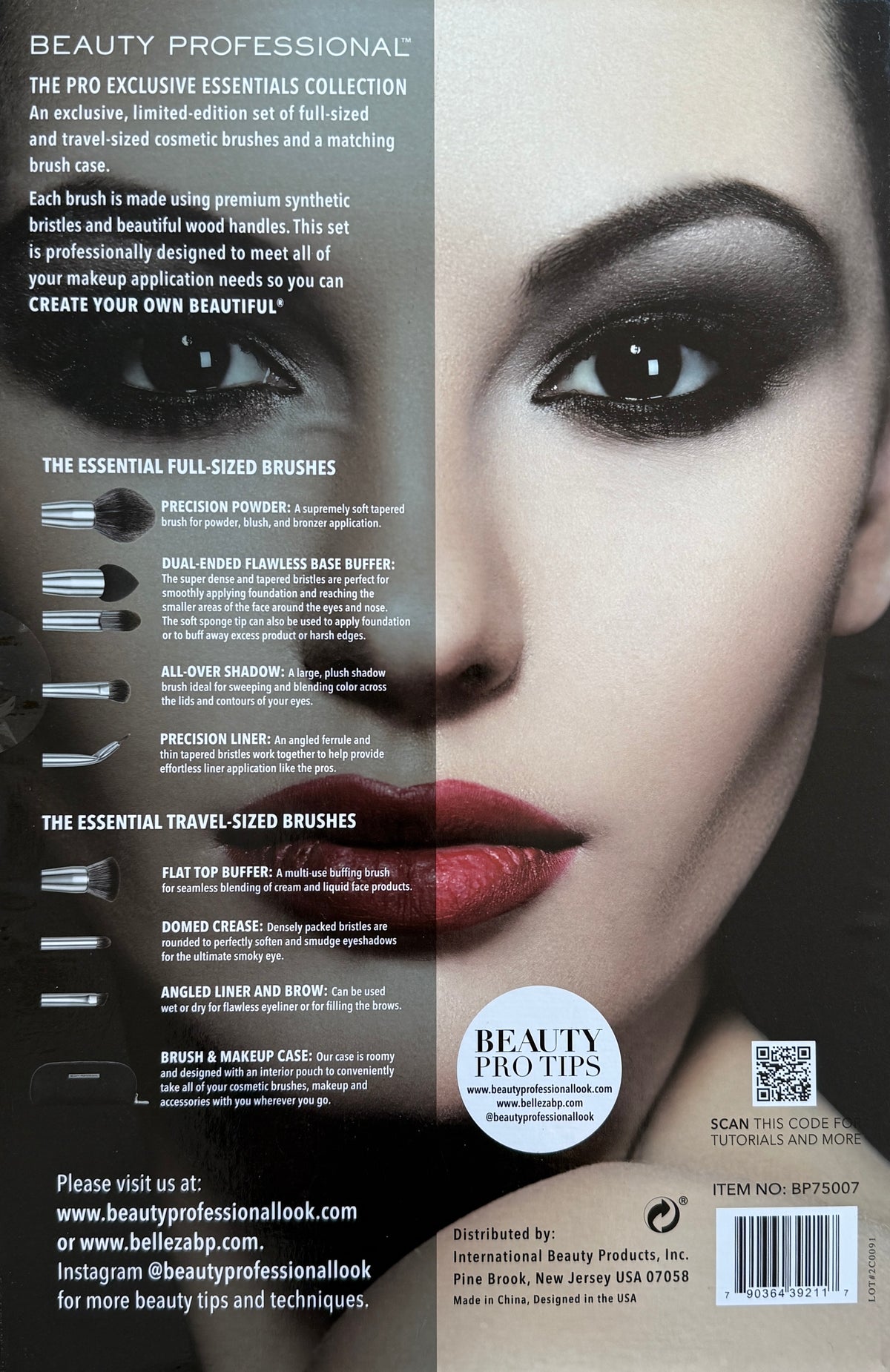 NEW PRO ESSENTIALS: A FULL AND TRAVEL-SIZED BRUSH SET