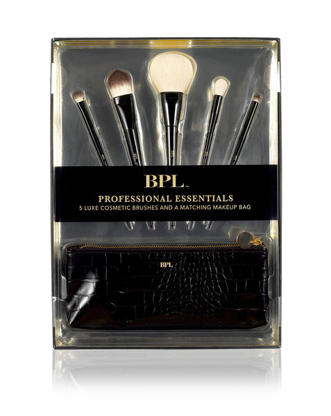 PROFESSIONAL ESSENTIALS BRUSH SET WITH MATCHING LUXE CASE
