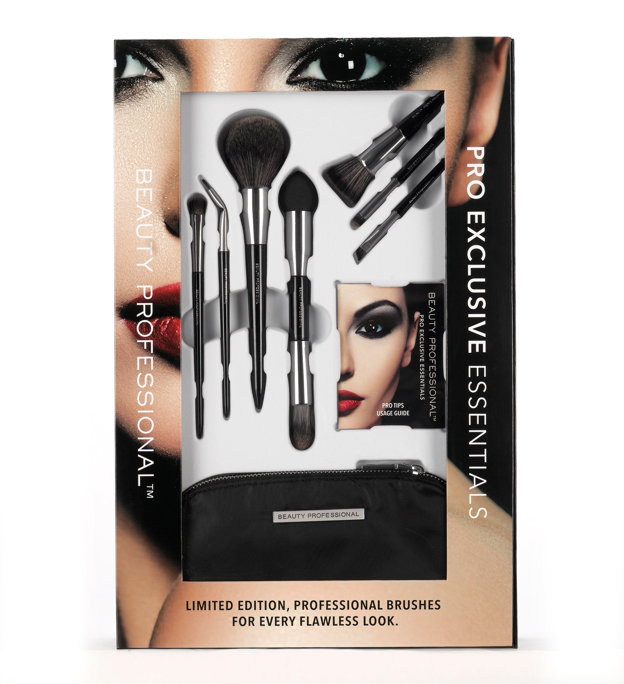 NEW PRO ESSENTIALS: A SET AND beautyprofessional | BRUSH TRAVEL-SIZED FULL