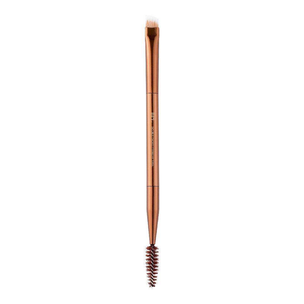 The Copper Bronze Double-Ended Eyebrow Brush